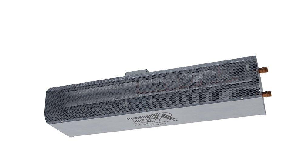 360 View | MP-ST - Mini-Power (MP-ST) Low Profile Steam Heated Air Curtain