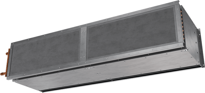 EHD-HW - Extra High Door (EHD-HW) Hot Water Heated Air Curtain