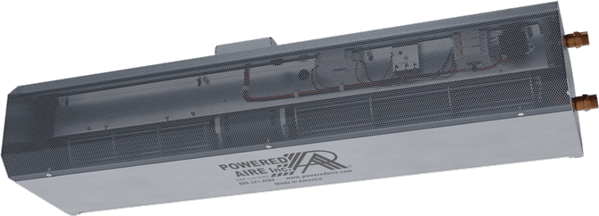 MP-HW - Mini-Power (MP-HW) Low Profile Hot Water Heated Air Curtain