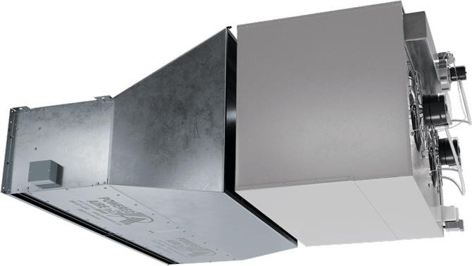 TFD-IG - Ten-Fourteen Door (TFD-IG) Indirect Gas Heated Air Curtain