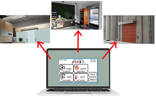 Utilziing Air Curtains and Smart Technology is an excellent way to maximize efficiency and effectiveness