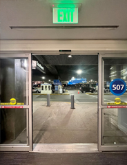 Recessed Vestibule Exception Air Curtain