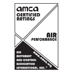 TSD-5-276 Air Curtain | AMCA Certified Badge